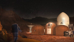 Představa obydlí na Marsu podle týmu Zopherus.