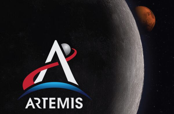 Nové logo misí Artemis