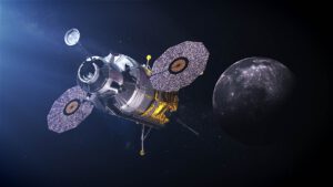 Umělecká představa pilotovaného landeru